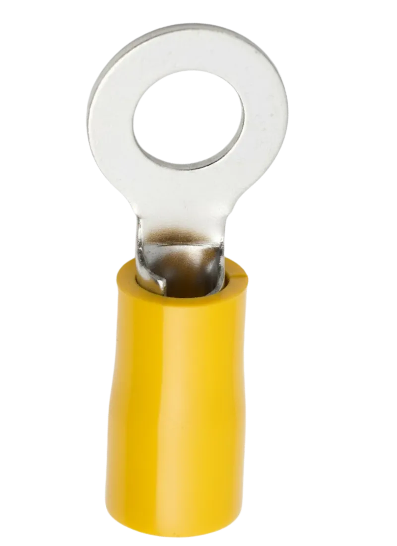 Cable Lug RV 4 - 6 mm, Bolt Hole 5.3 mm (Yellow)