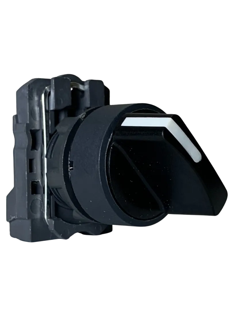 Selector Switch KB5AD21 2 Position Stay Put 1N/O Black