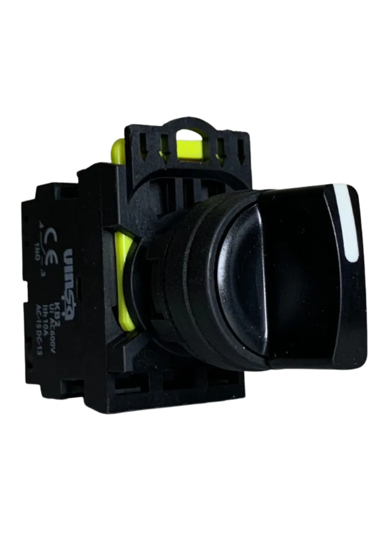 Selector Switches 3 Position Stay Put Black 2N/O