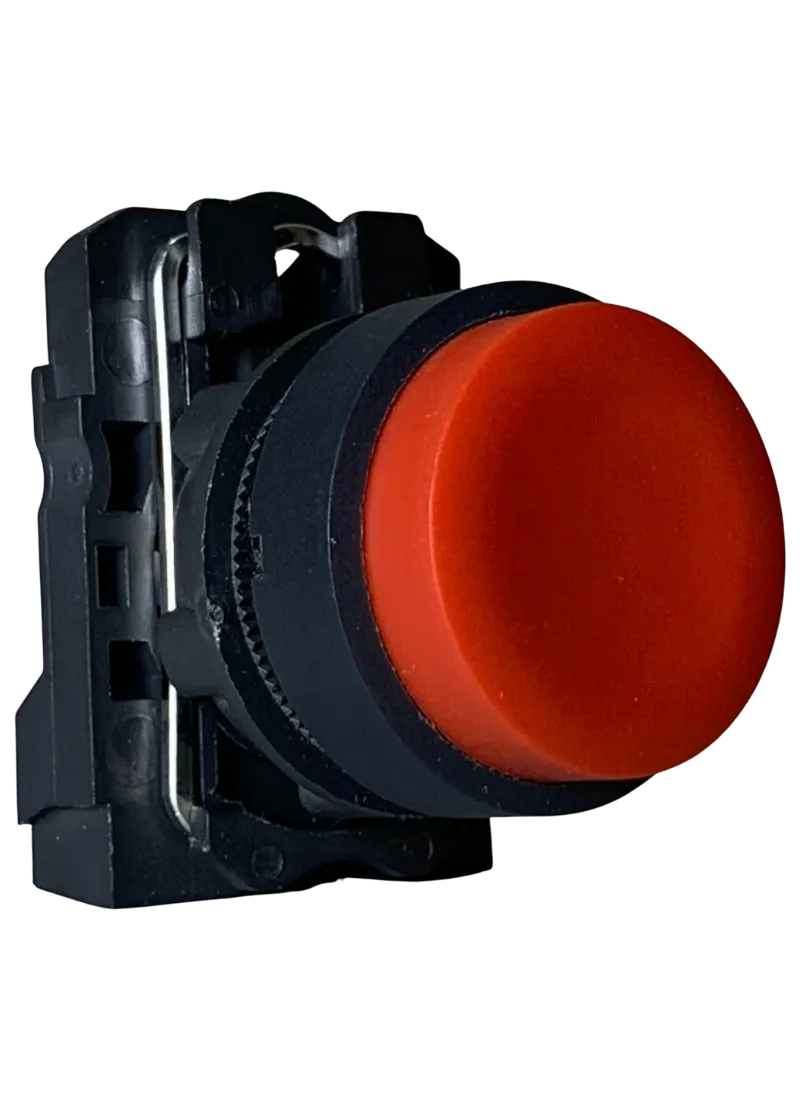 Extended Flush Button KB5AE42 Red 1N/C