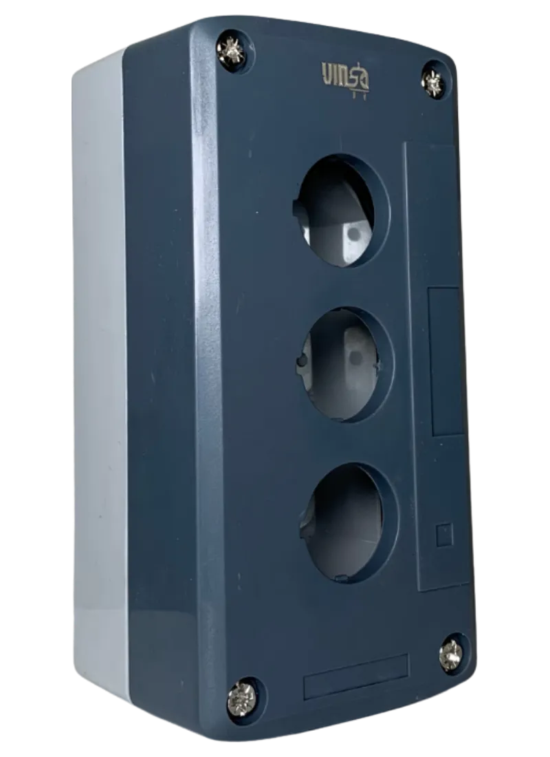 Panel Kendali Kosong XALD03 - Enclosure 3 Lubang 22 mm